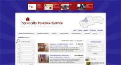 Desktop Screenshot of byty.reality-povazskabystrica.eu
