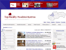 Tablet Screenshot of domy.reality-povazskabystrica.eu